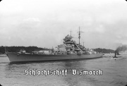 Schlachtschiff Bismarck II - Blechschild