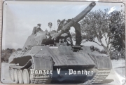 Panzerkampfwagen V Panther - Blechschild