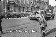 Tiger II - Panzerkampfwagen VI Königstiger der schweren Panzerabteilung 503 in Budapest, Oktober 1944 - Blechschild