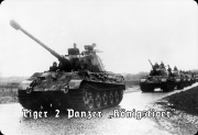 Tiger II - Panzerkampfwagen VI Königstiger 1944 - Blechschild