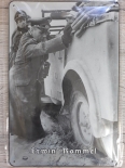 Erwin Rommel V - Blechschild