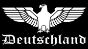 Reichsadler Deutschland - Heckscheibenaufkleber 58x29cm