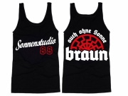 Auch ohne Sonne braun - Muskel-Shirt