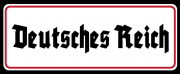 Deutsches Reich - Blechschild