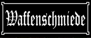 Waffenschmiede II - Blechschild