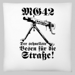 MG 42 - Der schnellste Besen für die Straße! - Kissen