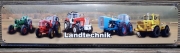 Landtechnik - Blechschild