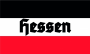 Hessen - Schwarz/Weiss/Rot - Fahne 150x90cm