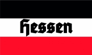 Hessen - Schwarz/Weiss/Rot - Fahne 150x90cm
