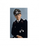 Leutnant Otto Carius 1944 - Kunstdruck - Poster - 60,0 x 30,0 cm