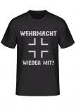 Wehrmacht wieder mit? Balkenkreuz T-Shirt