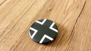 Balkenkreuz Anstecker schwarz 37mm