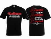 Tiefbauer - Schaufel um Schaufel für das deutsche Vaterland - T-Shirt schwarz