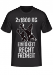 2x1800 KG Einigkeit Recht Freiheit STUKA - T-Shirt