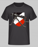 MG 42 Schwarz Weiss Rot T-Shirt