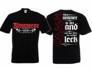 Zimmerer Wir hobeln für Deutschland T-Shirt