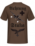 Achtung Stuka Luftwaffe Adler T-Shirt