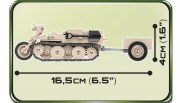 COBI 2401 Sd.Kfz.2 Kettenkrad Afrika Korps - Bausatz