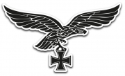 Luftwaffe Adler - Aufkleber(wasserfest)