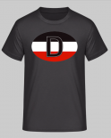 D Deutschland schwarz weiss rot T-Shirt