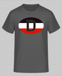 D Deutschland schwarz weiss rot T-Shirt
