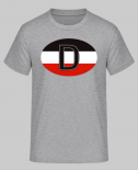 D Deutschland schwarz weiss rot T-Shirt