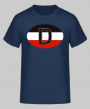 D Deutschland schwarz weiss rot T-Shirt