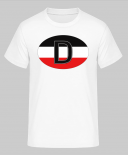 D Deutschland schwarz weiss rot T-Shirt