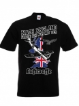 Nach England fliege ich nur mit der Luftwaffe - T-Shirt schwarz