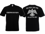 Germania Reichsadler - T-Shirt schwarz