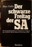 Der schwarze Freitag der SA - gebrauchtes Buch - Guter Zustand