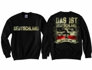 Deutschland Schwarz Weiss Rot - Pullover schwarz