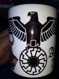 Schwarze Sonne Reichsadler Wikinger - Tasse