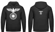 Reichsadler auf schwarze Sonne - Kapuzenpullover