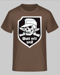 Gott mit uns Totenkopf T-Shirt