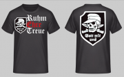 Gott mit uns Totenkopf - Ruhm, Ehre, Treue - T-Shirt