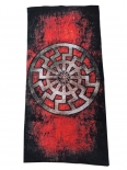 Schwarze Sonne - Black Sun - Badetuch 140 x 70 cm