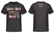 Petri Heil und fette Beute Aalangler - T-Shirt