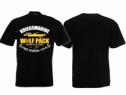 Wolfpack Deutsche U-Boote - T-Shirt schwarz