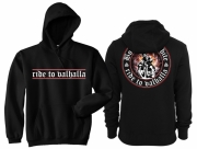 Born to be White Valhalla - Kapuzenpullover schwarz