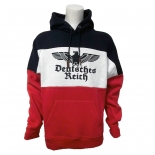 Schwarz/Weiss/Rot Reichsadler des Deutschen Reiches - Kapuzenpullover