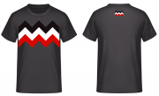 Schwarz - Weiss - Rot - T-Shirt