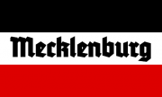 Mecklenburg Schwarz Weiss Rot - Fahne