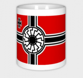 Schwarze Sonne Reichskriegsflagge - 4 Tassen