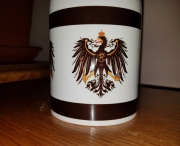 Preußen Flagge - 4 Tassen(Rundumdruck 3x Preußen Adler)
