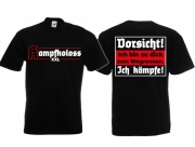 Kampfkoloss XXL ich bin zu dick zum wegrennen T-Shirt