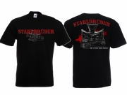 Tiger Panzer Stahlbrüder - T-Shirt schwarz