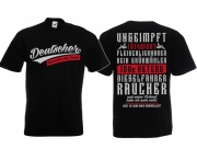 Deutscher - T-Shirt schwarz