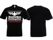 Deutsches Reich betreten verboten Reichsadler - T-Shirt schwarz