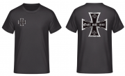 Gott mit uns Eisernes Kreuz - T-Shirt Rückendruck